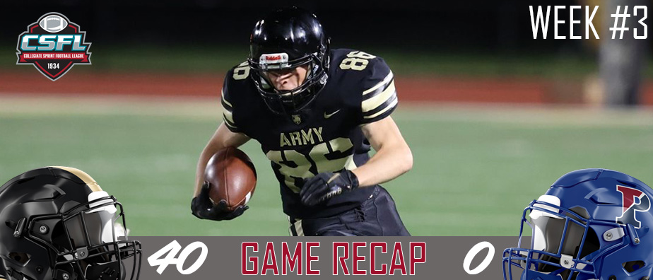 Week #3 Game Recap: Army 40, Penn 0