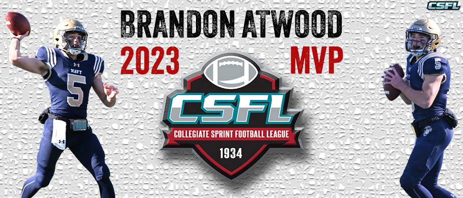 Navy QB Brandon Atwood Named 2023 CSFL MVP