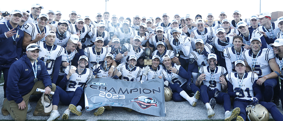 Navy Captures 2023 CSFL Championship with 28-23 Win Over Army