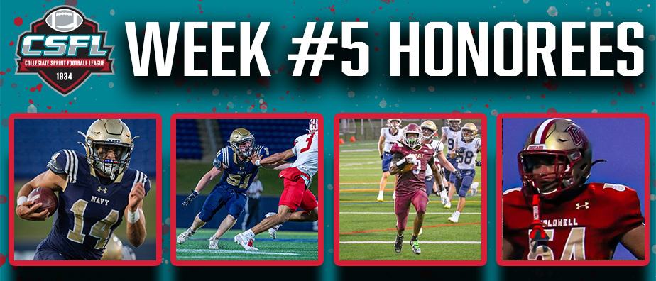 2025 CSFL Week #5 Honorees 2025 CSFL Week #5 Honorees