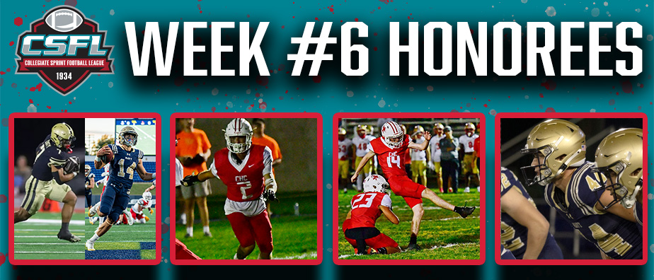 2025 CSFL Week #6 Awards