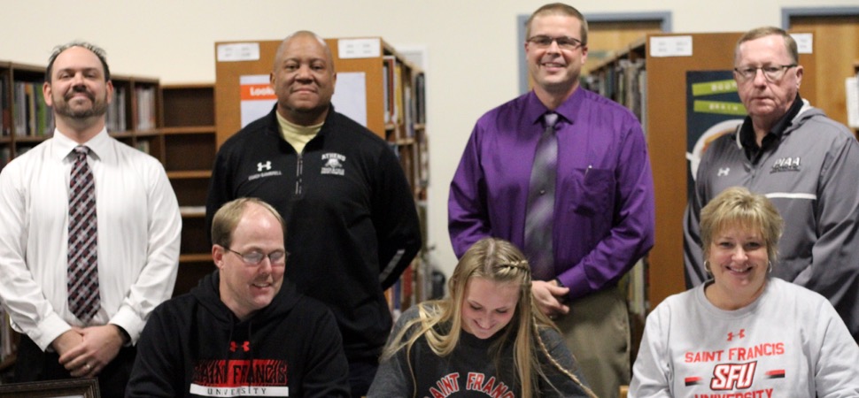 Athens senior Lunger signs with Division 1 St Francis