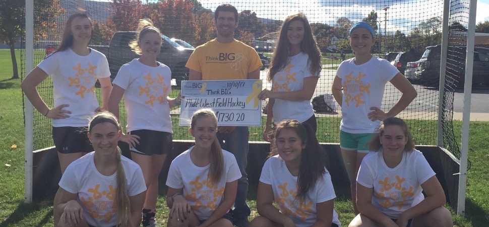 Midd-West field hockey raises awareness for pediatric cancer