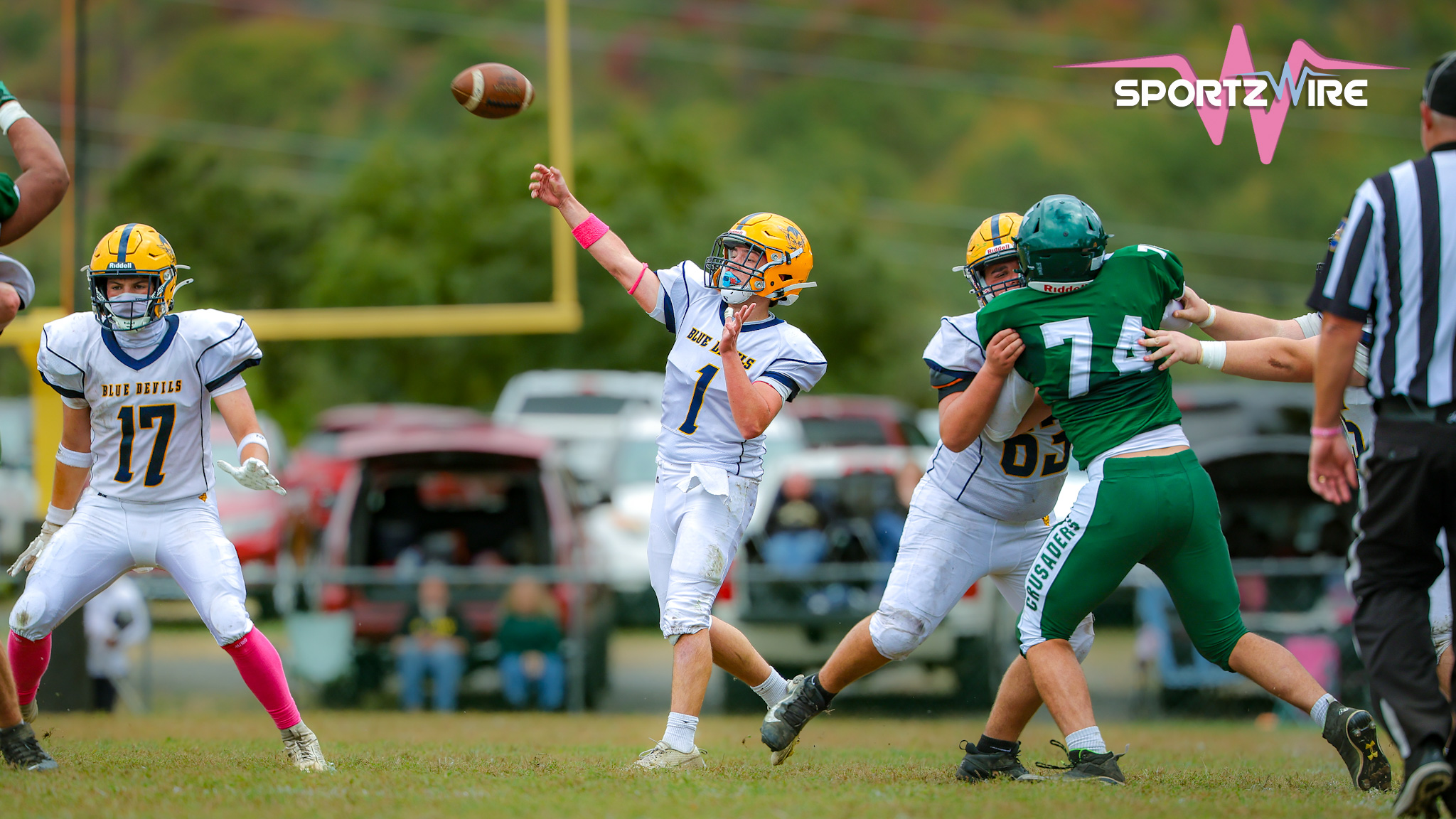 Aversa and Rasmus Shine as Old Forge Rolls Past Holy Cross, 20–6
