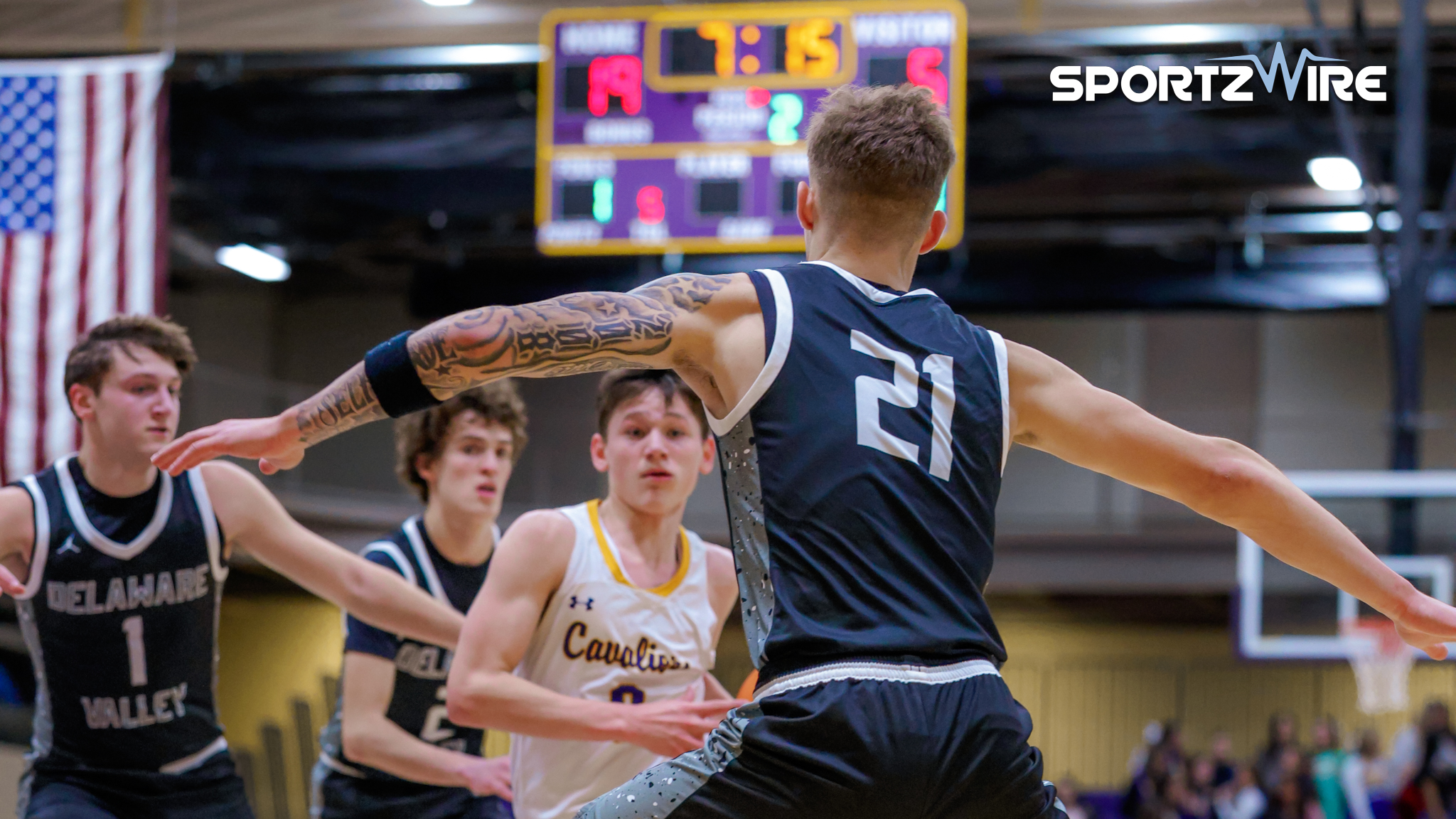 Silent Night, Loud Statement: Prep Locks In Early, Rolls Past Delaware Valley in Home Opener