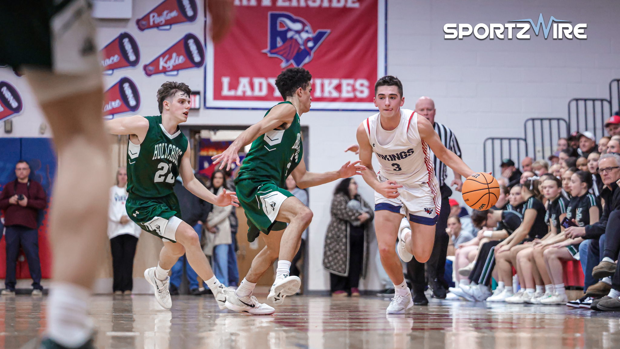 Riverside Pulls Away Late to Defeat Holy Cross, 64–46