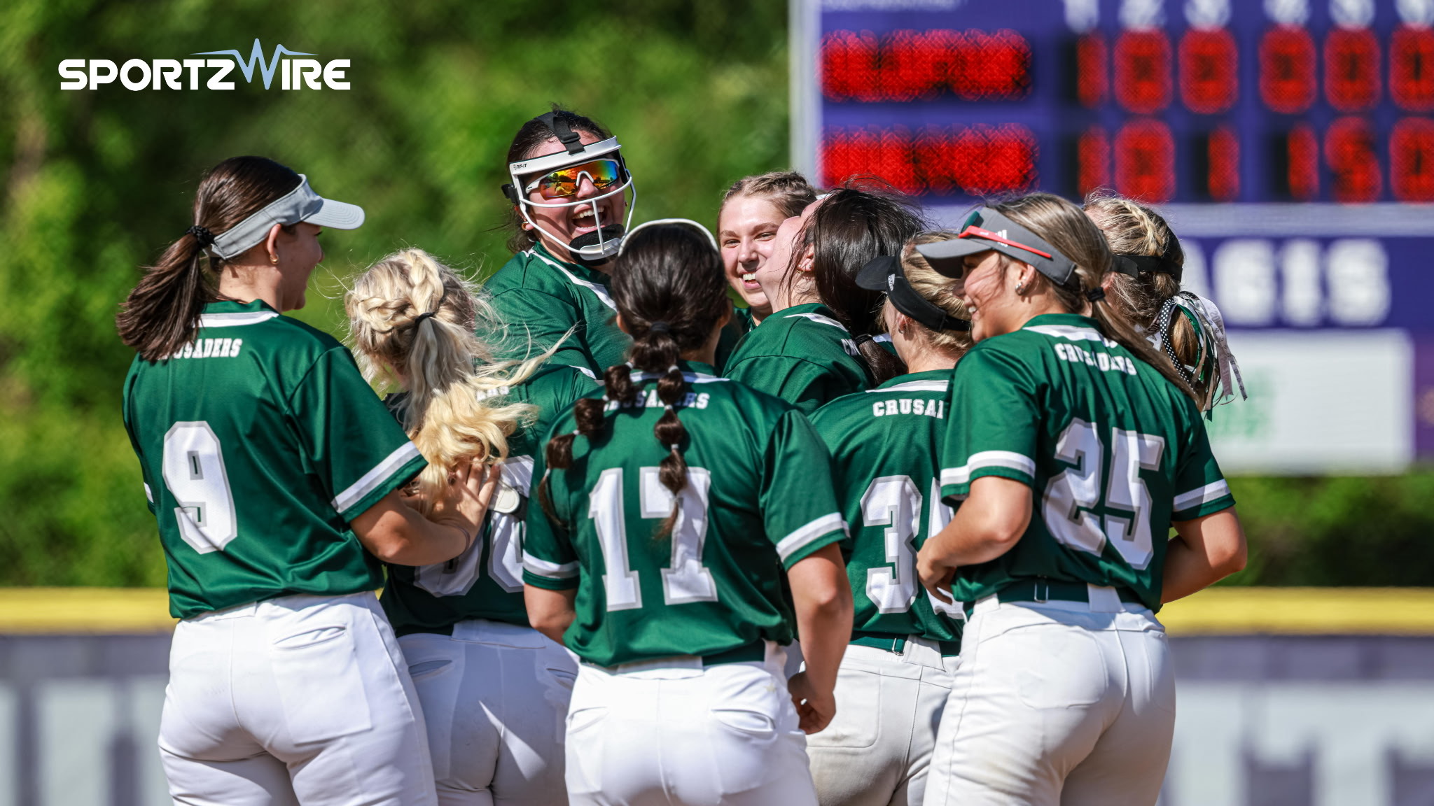 Holy Cross Dominates Fifth Inning to Capture District 2 Class 1A Softball Title