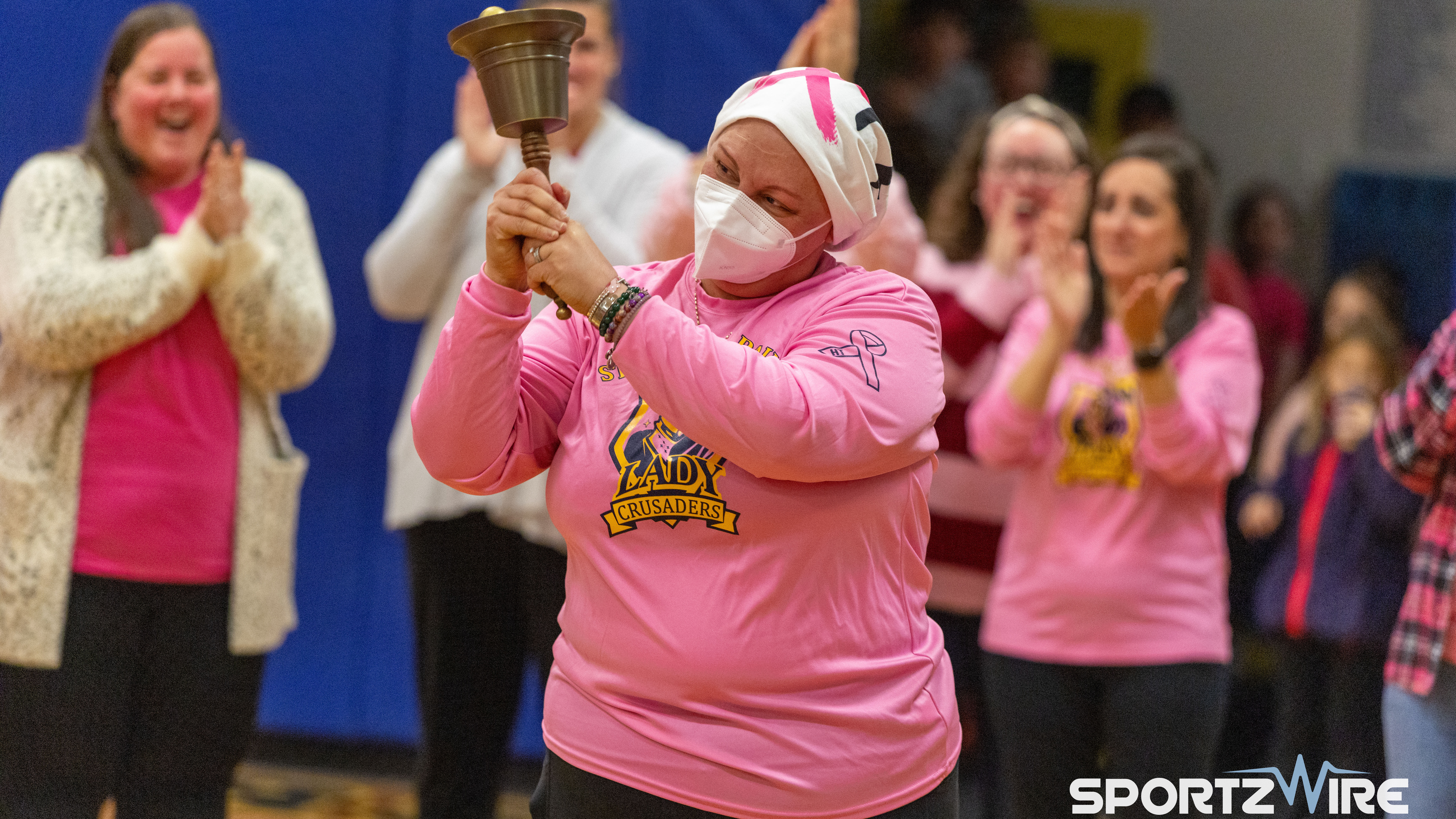 SCSP Lady Crusaders Honor Teacher, Mrs Holly Tomko, in Emotional Breast Cancer Tribute