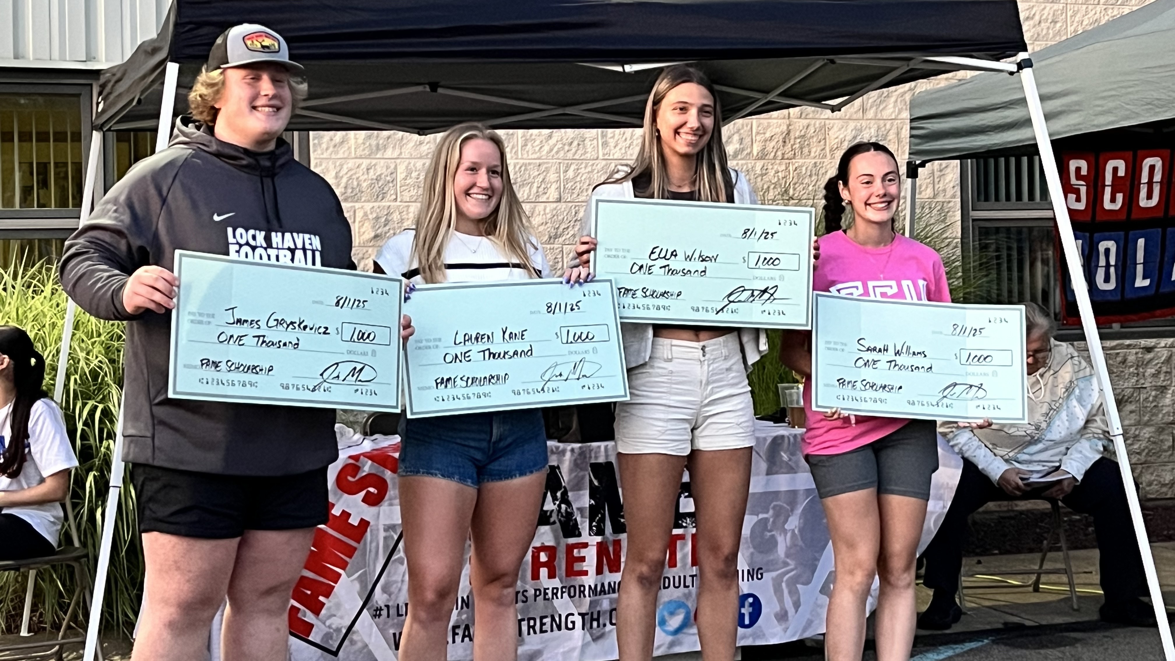 Four Student-Athletes Earn 2025 FAME Scholarship for Dedication and Excellence