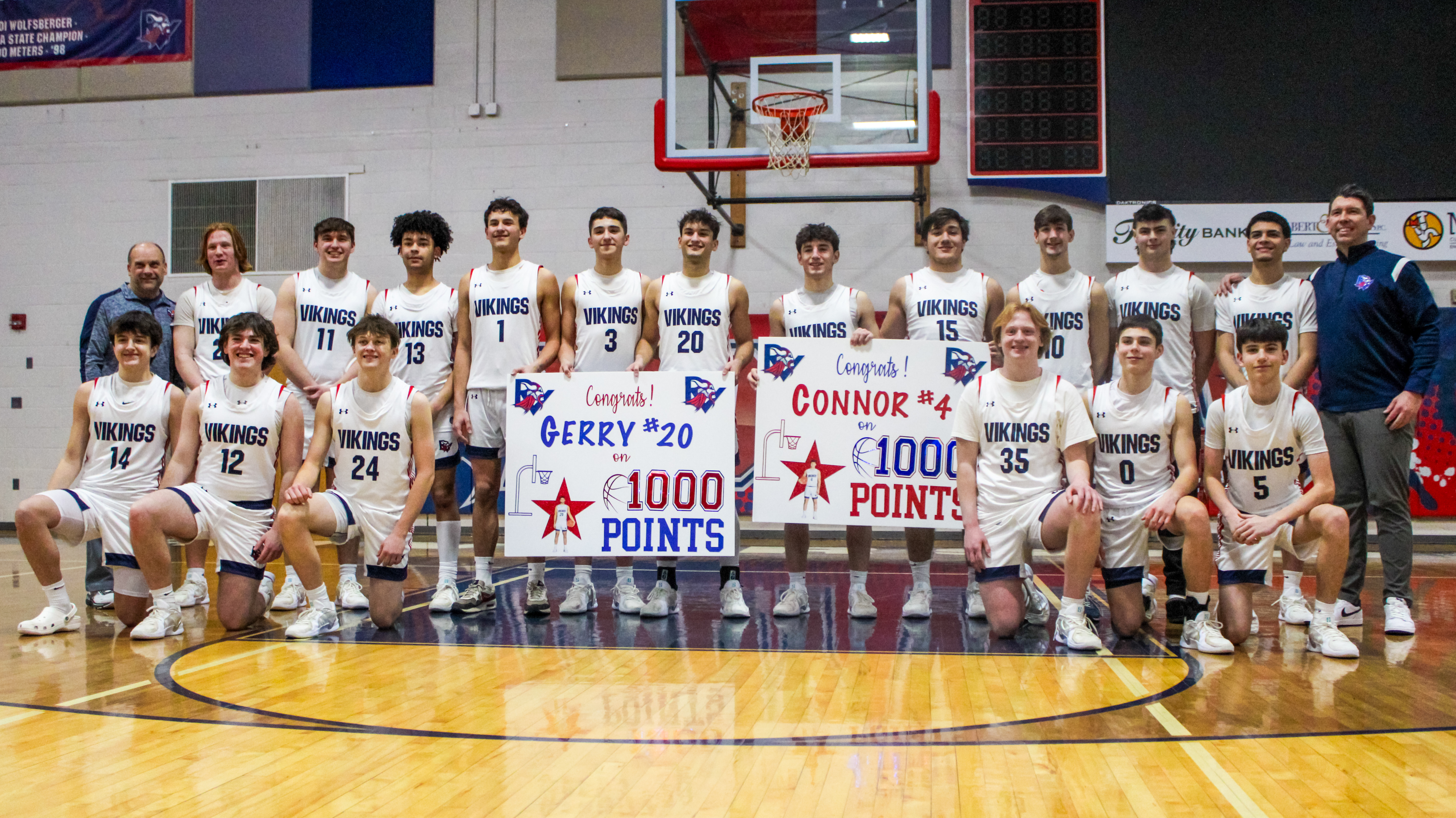 Historic Night for Riverside: McNally, Rose Reach 1,000 Points in Blowout Win