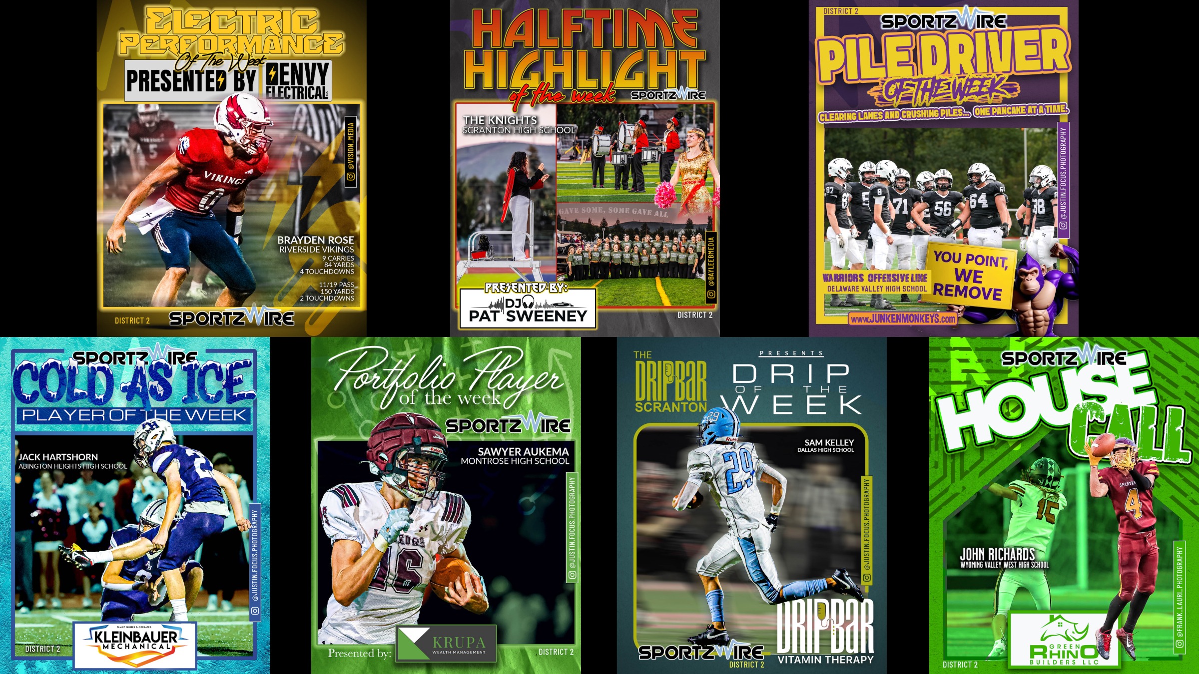 Friday Night Charge: Rose Runs Wild, Hartshorn Ices Prep, and NEPA Shines in Week 7