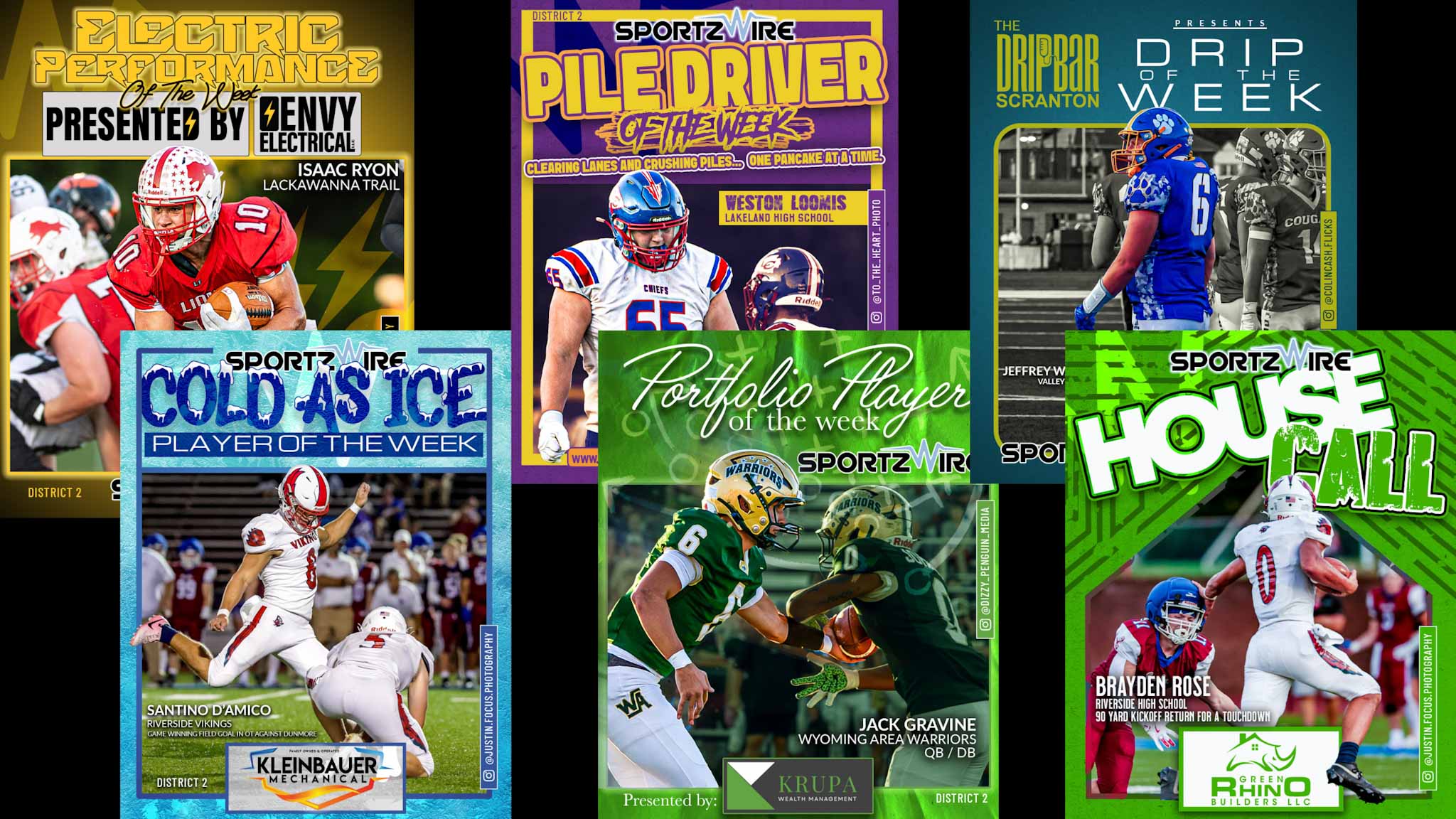 SportzWire Week 1 Spotlight: District 2 Football Feature Recap