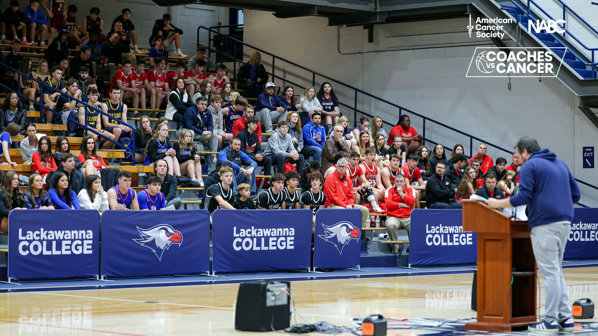 HIGH SCHOOL HOOPS TIP-OFF: ENERGY, PURPOSE & A PACKED STUDENT UNION AT LACKAWANNA COLLEGE