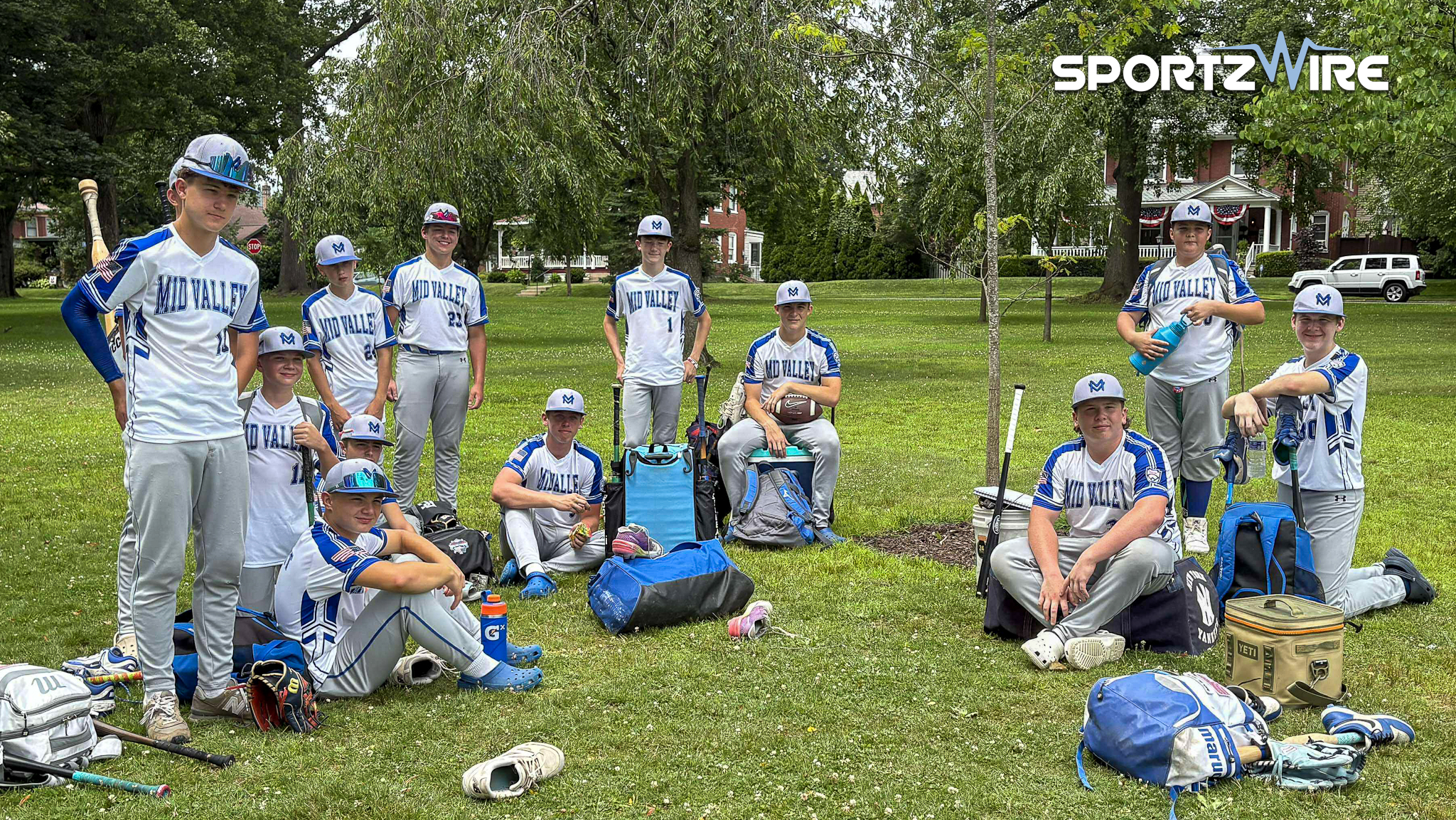 Mid Valley Junior Teeners Make Statement in State Tourney Opener, Roll Past French Creek Valley 13-2