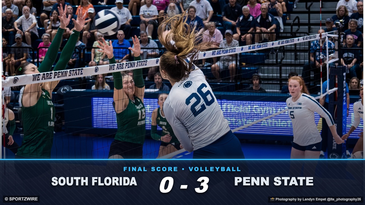 Penn State Swept Past South Florida Behind Electric Rec Hall Attack