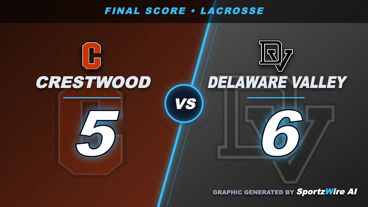 Delaware Valley Edges Crestwood in Thrilling Lacrosse Showdown