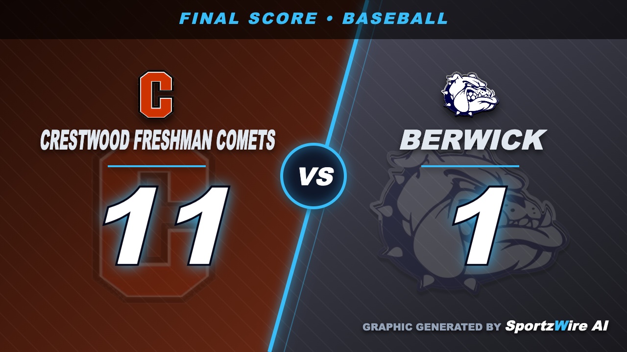 Crestwood Comets Cruise Past Berwick, McLaughlin Shines