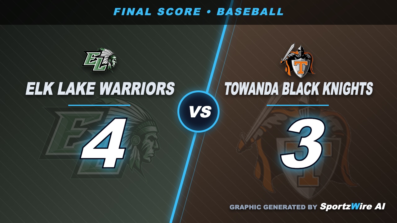 Elk Lake Holds Off Towanda's Late Rally for Narrow Victory