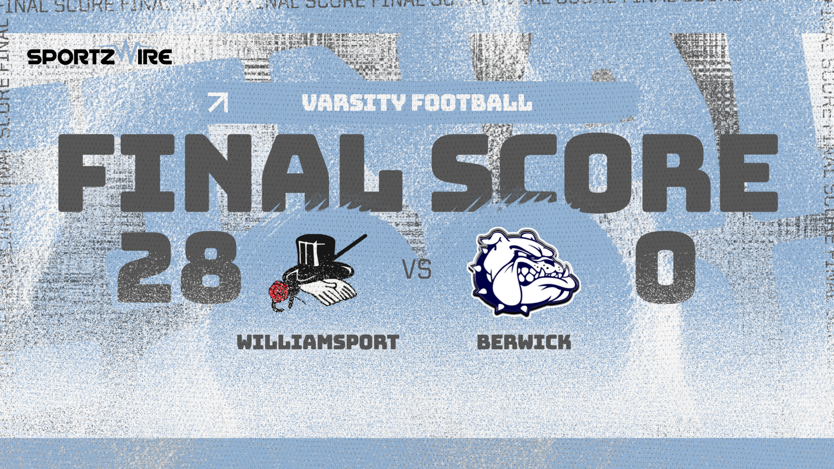 Williamsport Shuts Out Berwick, 28-0, for Sixth Win of the Season