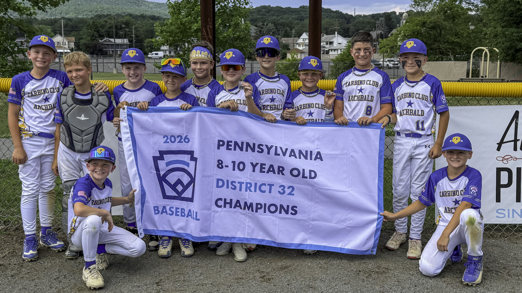 Carbino Club Archbald Claims District 32 Minors Championship, Punches Ticket to Section 5 with 3-1 Win Over Mid Valley
