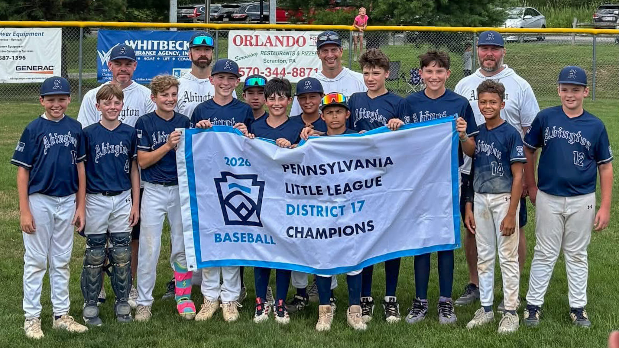 Abington Blue Claims District 17 Championship, Punches Ticket Back to Section 5