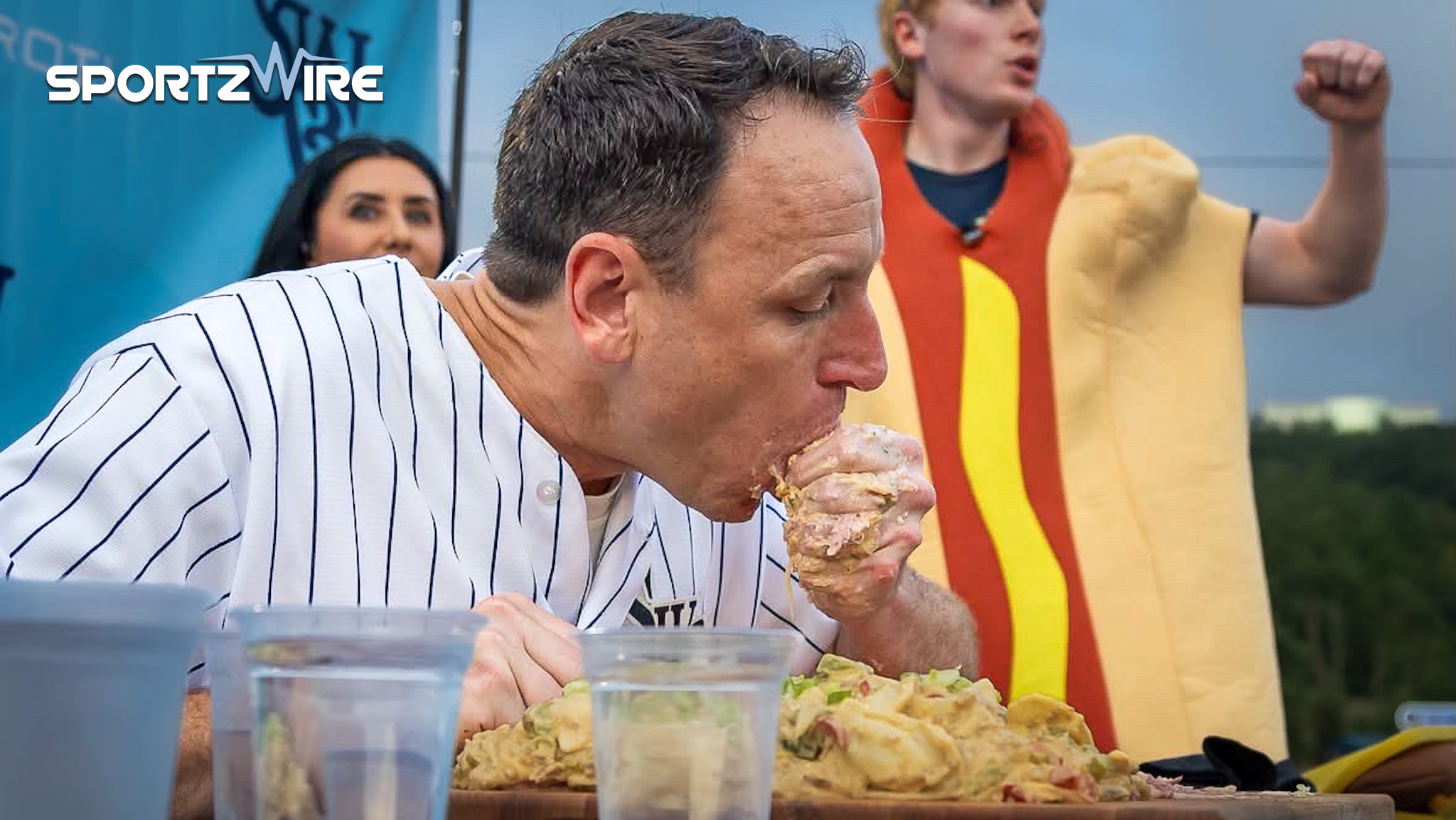 Joey Chestnut Devours 100 Pierogies, Sets PNC Field Record