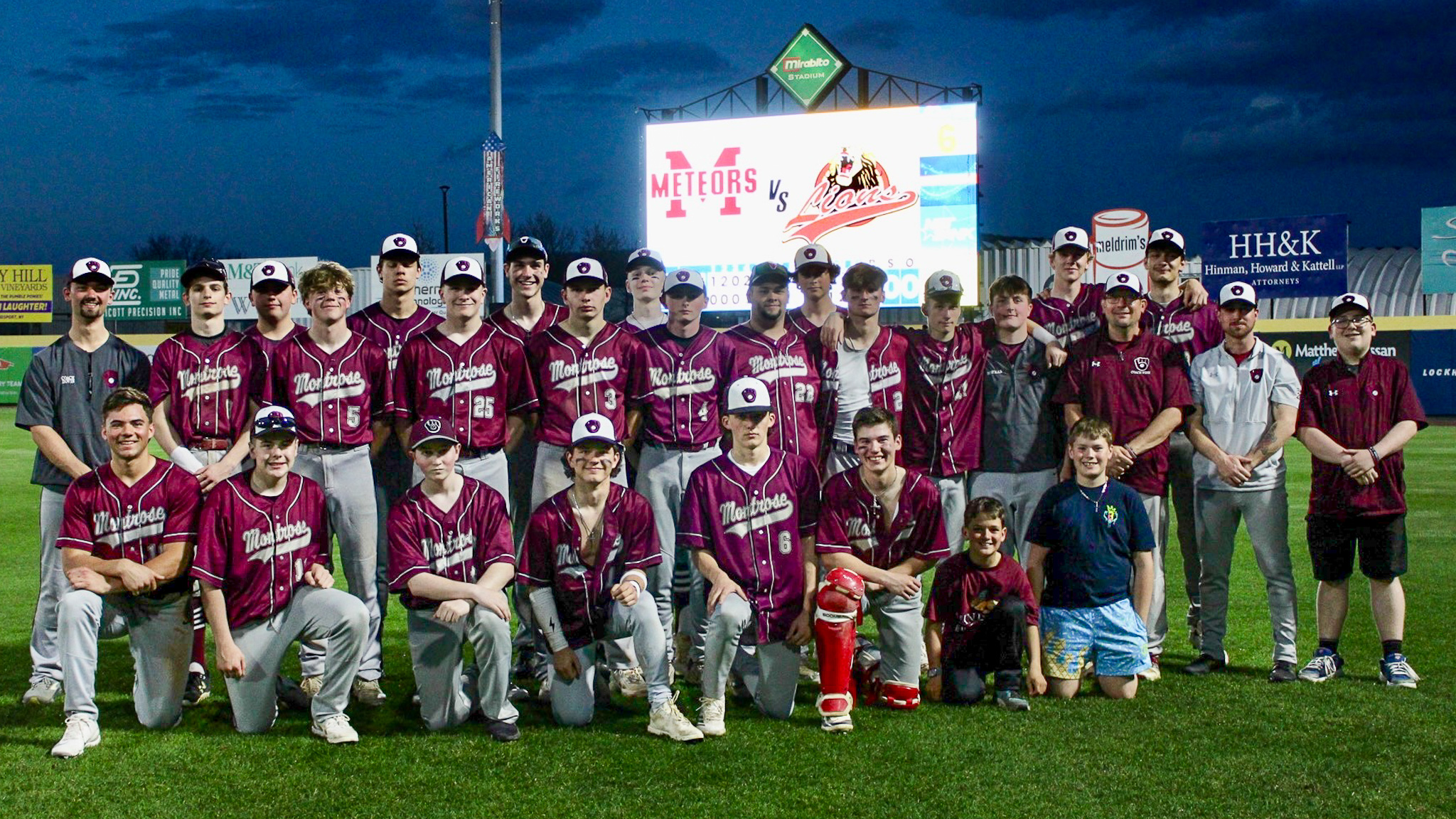 Big Stage, Bigger Moment Montrose Delivers No 100 for Winn at Mirabito Stadium