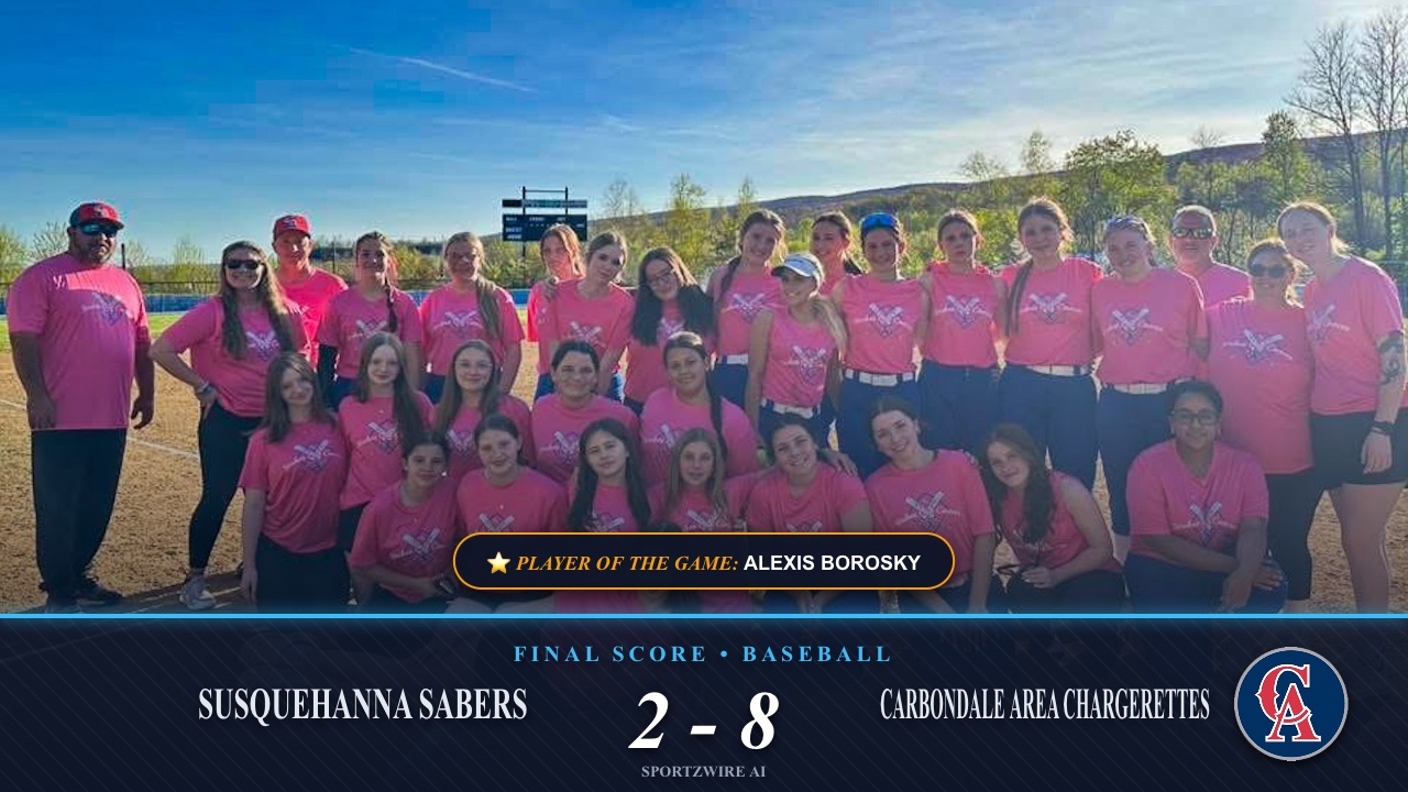 Chargerettes Dominate Susquehanna on Strikeout Cancer Night