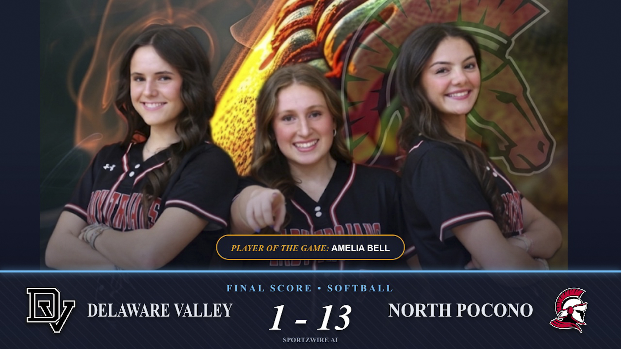 Lady Trojans Erupt Early, Cruise Past Delaware Valley in Friday Rout