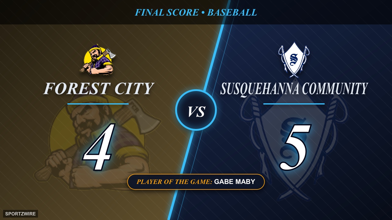 Sabers Steal It Late: Maby’s Walk-Off Sends Susquehanna to District 2 Class A Title Game