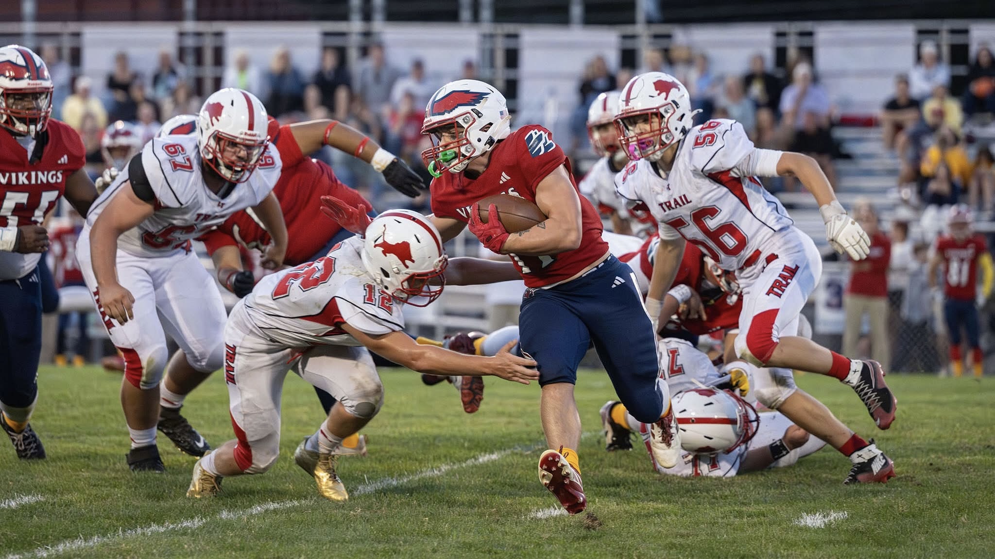 Riverside Stays Perfect With 27-3 Win Over Lackawanna Trail