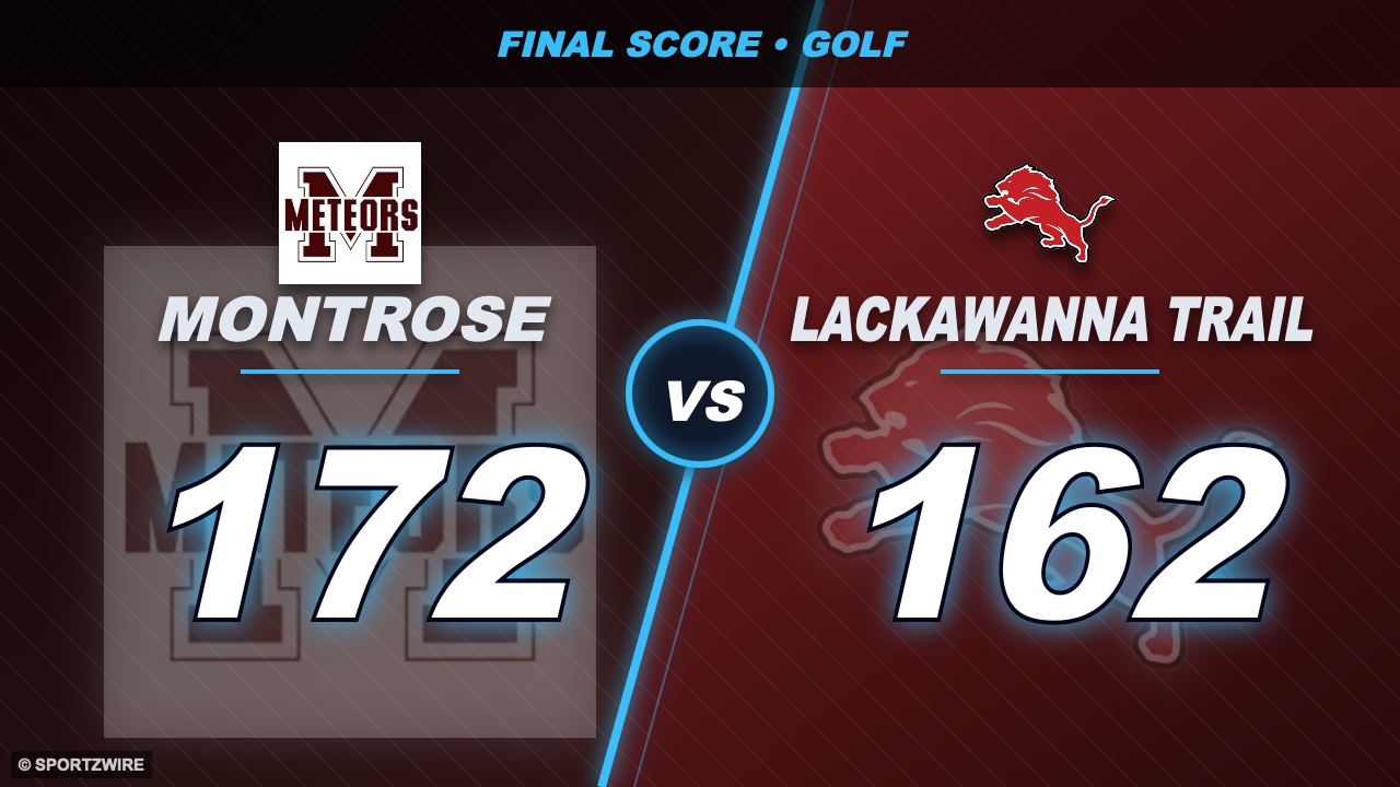 Medalist William Evans Fires 34 to Spark Lackawanna Trail Past Montrose