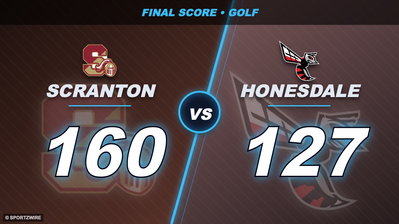 Honesdale defeated Scranton 127 to 160 in a Lackawanna League girls golf match at Pinehills
