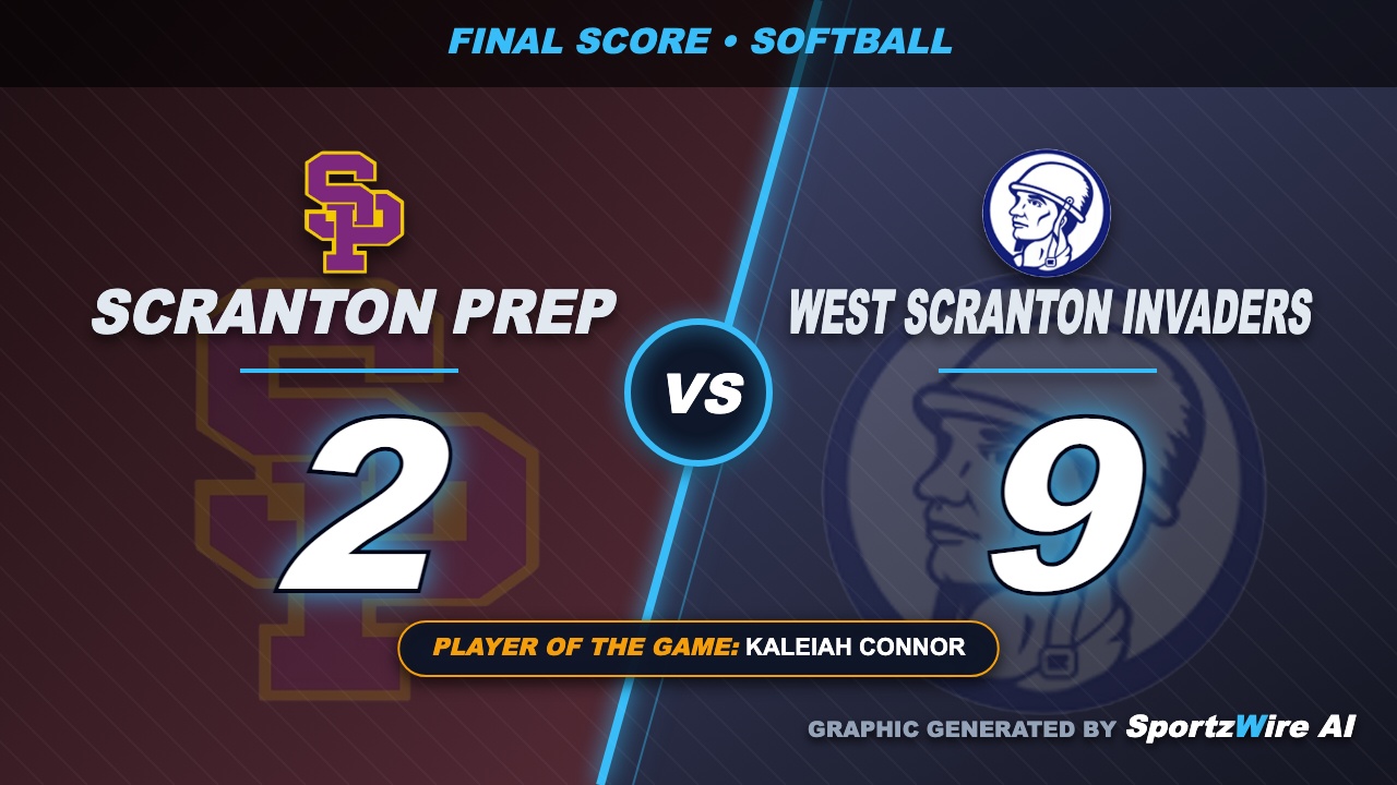 The West Scranton Invaders pulled off an impressive 9-2 victory over Scranton Prep