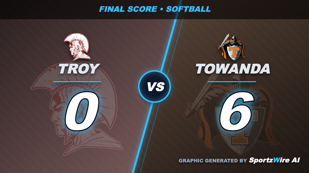 Towanda Dominates Troy in Shutout Victory