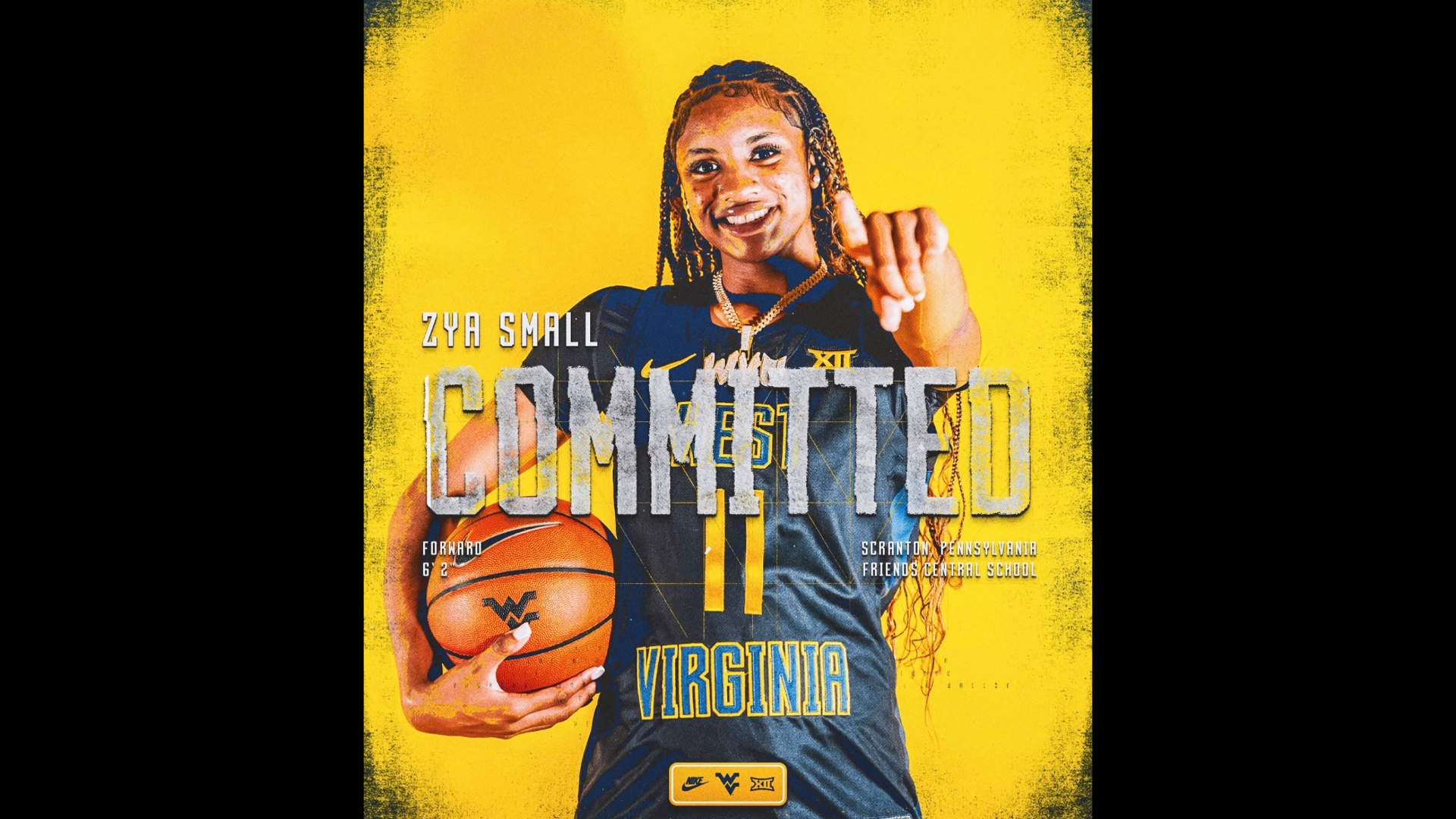 From Scranton to the Big 12: Zya Small Commits to West Virginia