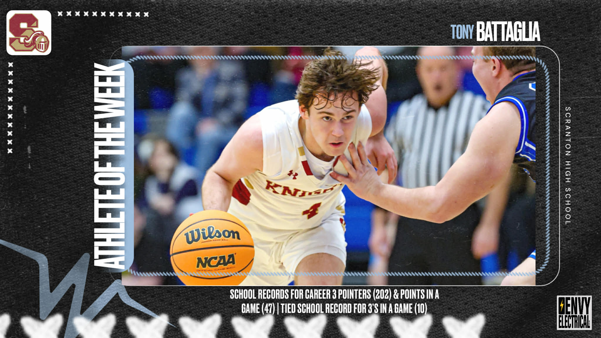 Sportzwire Athlete of the Week: Tony Battaglia, Scranton High School