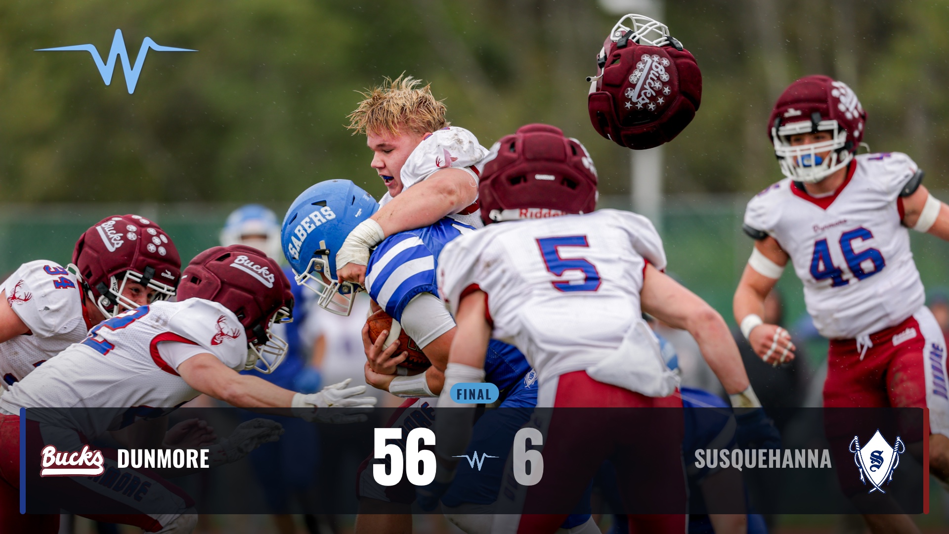 Homecoming Hit Different: Yannone Scores Three as Dunmore Rolls Past Susquehanna, 56-6